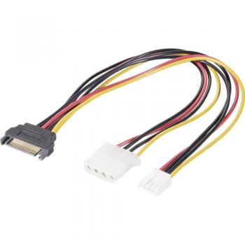 Renkforce SATA-Strom Y-Kabel mit IDE und Floppy Buchse 20 cm