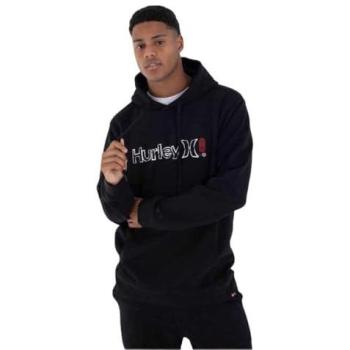 Hurley Samukai O&O Felpa Nera con Cappuccio XL