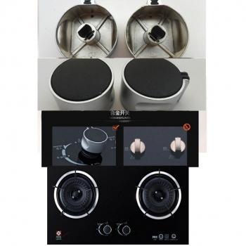 Zinc Alloy 45-Degree Rotary Knob for Gas Stove (4PCS)