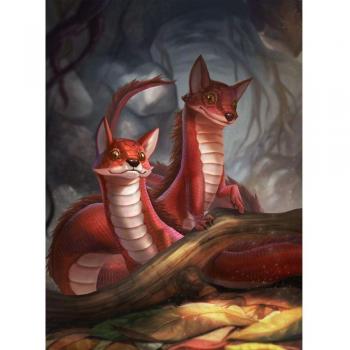 DINGPU 5D Diamantmalerei Cartoon – Vollrunde Strassmosaik, Kreuzstich Kunst (20×30 cm)