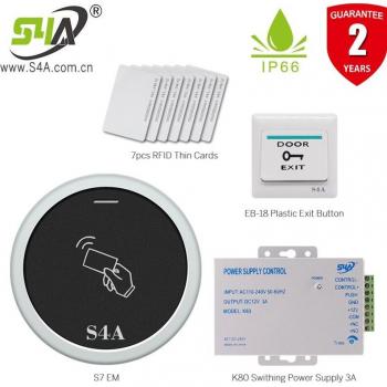 S4A Waterproof RFID Metal Door Opener with EM4100 Keychains