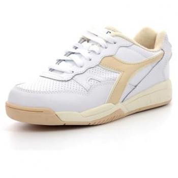 Diadora Damen Sneakers Winner Weiß/Lachsorange Größe 39
