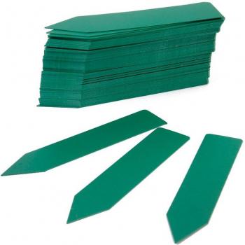 100pcs 4-Inch Thick Plant Label Tags, Reusable Waterproof Plastic