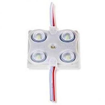 Modulo LED Mattone 4 SMD 2835 Caldo 3000K 12V 1,5W IP68