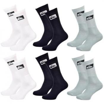 Ensemble 6 chaussettes Cushioned Crew Quiksilver – Variété de couleurs – 0434