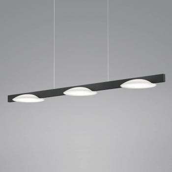 Helestra Pole LED Pendelleuchte in Schwarz-matt 3x9W 3x1365lm 1005mm