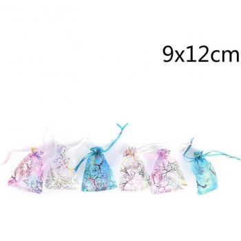 Organza bolsita de regalo para boda 10 piezas