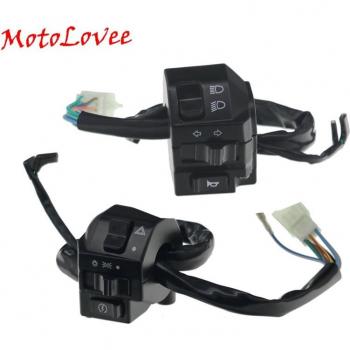 Interruptor de Manija de Motocicleta 7/8 (22mm) Negro para Luz de Niebla y Faro