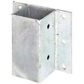 Ancre de poteau à visser GAH-Alberts pour bordures, surface galvanisée 71 x 71 mm