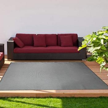 Alfombra Tobos 02 – Vinilo Antideslizante, Color Gris Taupe