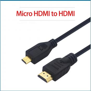 S ROBOT Micro HDMI to HDMI Gold-Plated Cable for Raspberry Pi 4