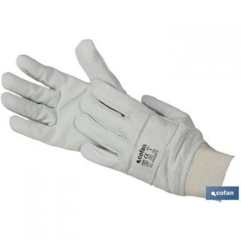 Guantes de Trabajo de Piel Flor Talla 11