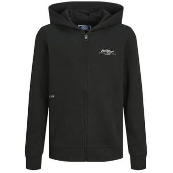 Chaqueta Sudadera Jack & Jones Great B2S Logo Zip Black Niño