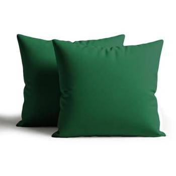 StormSafe Garden Cushion Covers – 45cm × 45cm, Dual Pack in Dark Green