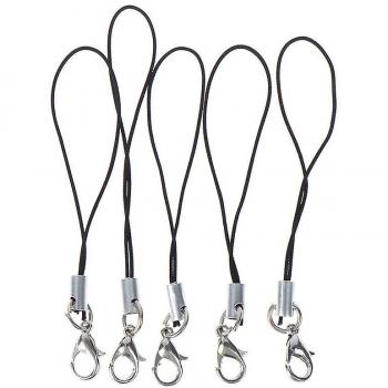Porte-clés avec lanière noire pour clé USB