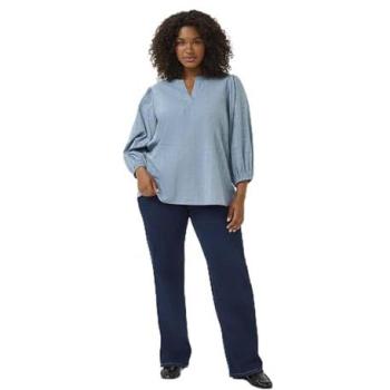 Blusa Kaffe Curve Azul Claro