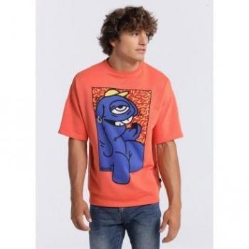 T-shirt A Maniche Corte Six Valves 1325-56030-1168 XL Arancione