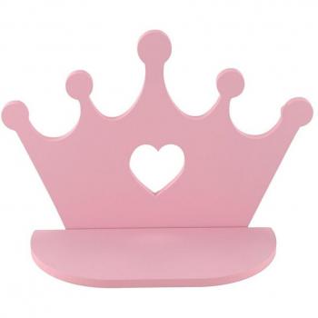 Wooden Crown Shelf for Children's Room Decor