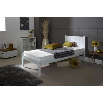 Clifton Classic White Double Wooden Bed