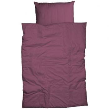 CASATEX Satin‑Uni Bettset, Reißverschluss, Farbvielfalt
