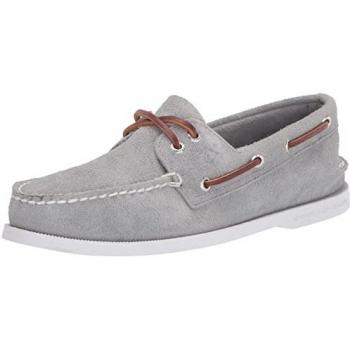 Sperry Authentic Original 2-Eye Men's Grey Boat Shoes Size UK 9.5