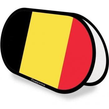 Belgium Double‑Side Flag – 70 x 120 cm, Portable, Polyester, Pull‑Down