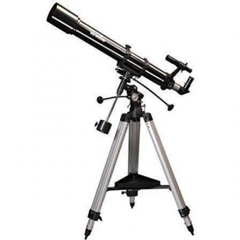 Skywatcher Evostar‑90 (EQ‑2) – 90 mm, 3,5 Zoll, f/9, silberner Reflektor-Teleskop