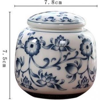 Contenedor de té cerámico para sala de estar
