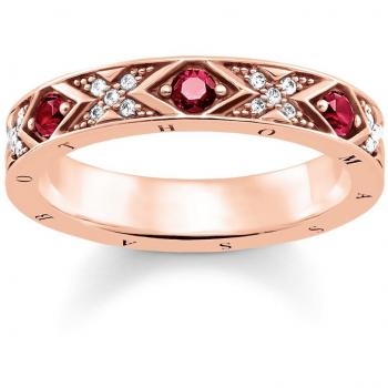 Thomas Sabo Damen Ring “Orient” 750er vergoldetes Roségold