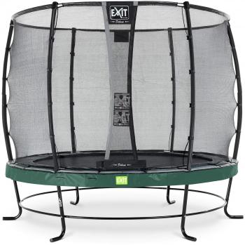 EXIT Luxuriöses Trampolin 305 cm – Deluxe Schutznetz, Grün