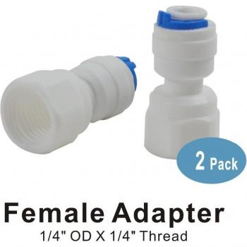 Adaptador hembra de rosca 1/4 a conector rápido para ósmosis inversa