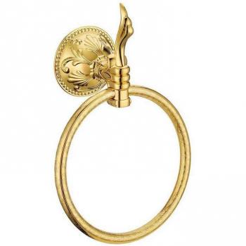 Elegant Gold Finished Towel Rack