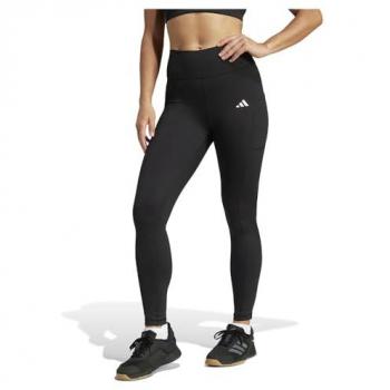 Collant long 7/8 femme Adidas Optime Rib noir