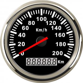 85mm Automotive Speedometer Gauge 200 km/h