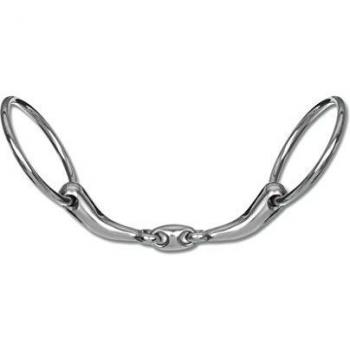 Waldhausen Double‑Jointed 13.5 cm Solid Snaffle Bit