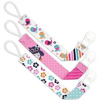 Baby Gift Liname® Dummy Clip Collection – 3 Pack with Packaging