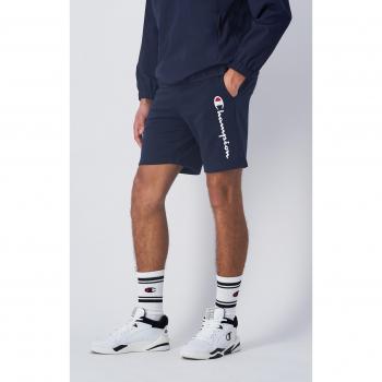 Shorts Champion con Logo Blu Marino