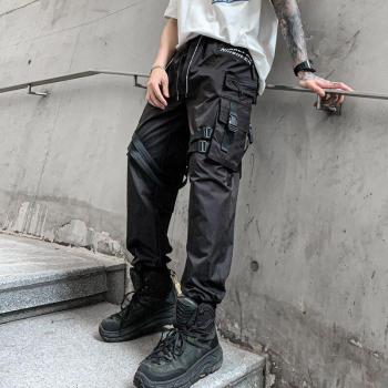 Harajuku-inspirierte Techwear Cargo-Hose für Herren