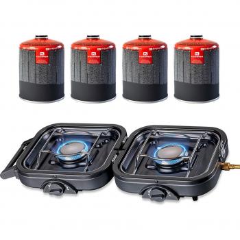 Portable Kemper: 2-Feux, 4600 W, Cartouches Inclus