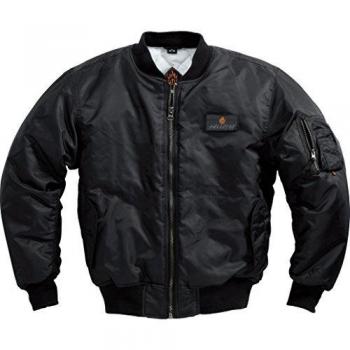 HELLFIRE Chaqueta de verano Jacke 1.0 Schwarz XL Caballero Chaqueta de transición Casual/Fashion Todo el año Negro Mate