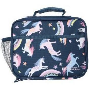 Bolsa térmica unicornio y arcoíris One Size azul oscuro