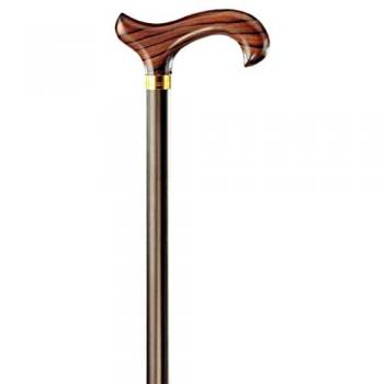 Höhenverstellbarer Gehstock aus Leichtmetall, bronze