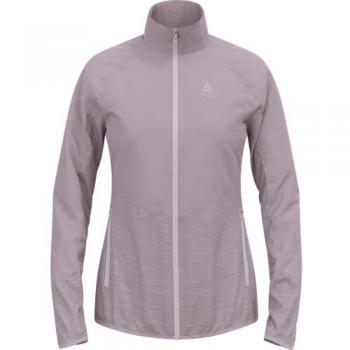 Odlo Damen Laufjacke Essential Hybrid Atmungsaktiv Warm grau M