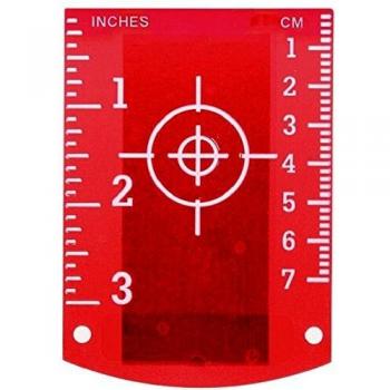 Cible Plastique Rouge ZS pour Laser Magnétique avec Support