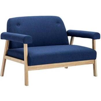 VidaXL Blue Dvivietė Sofa Set