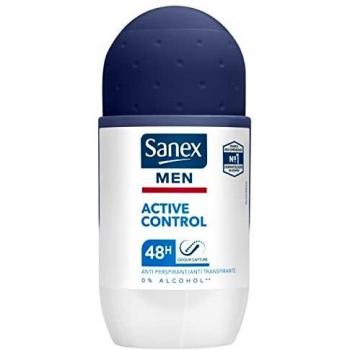 Sanex Men Active Control, Desodorante Hombre, Roll-on, Pack 6 Uds x 50 ml