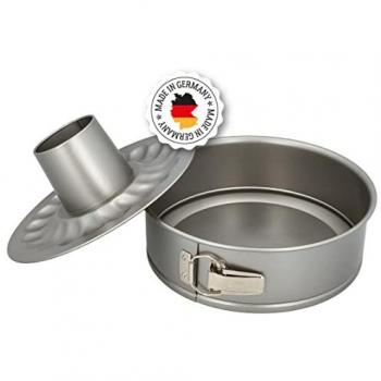 Baker’s Best Birkmann Springform 26 cm – Dualboden-Backform (Grau)