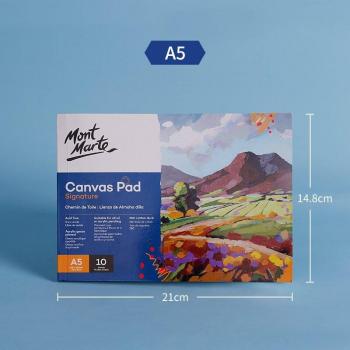 Beginner's Oil Painting Canvas Pad 10 Sheets 280g/m2