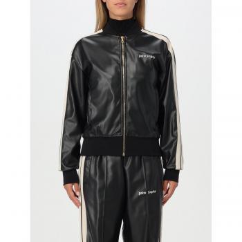 Palm Angels Black Women's Zip Sweatshirt