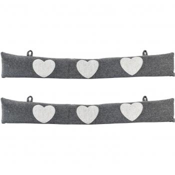 Herringbone Draught Excluders Pack of 2
